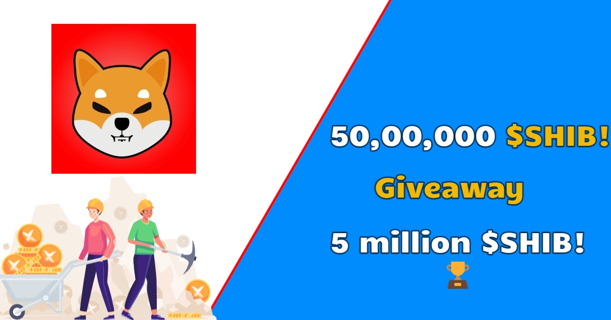 How to Get 5 million $SHIB Giveaway | Step-by-step process